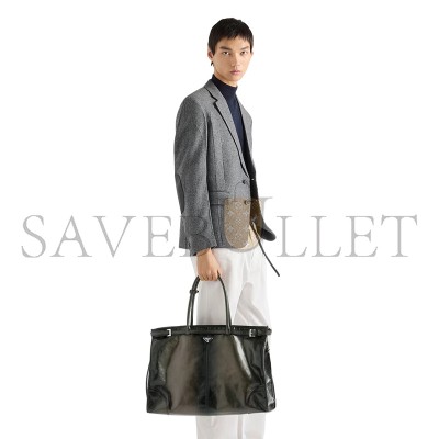 PRADA BONNIE LEATHER TOTE BAG 2VG128 (50*36*17cm)